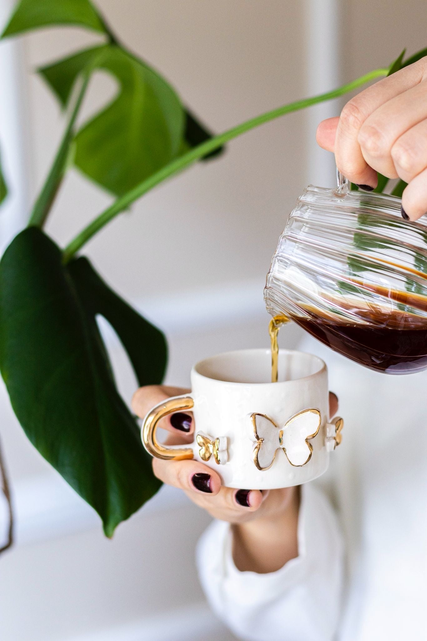 3d butterfly mug