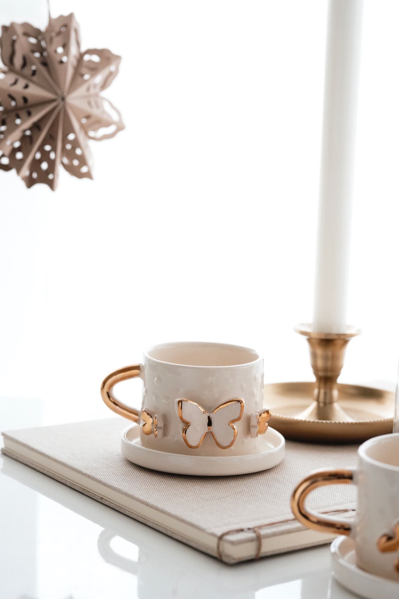 3d butterfly mug