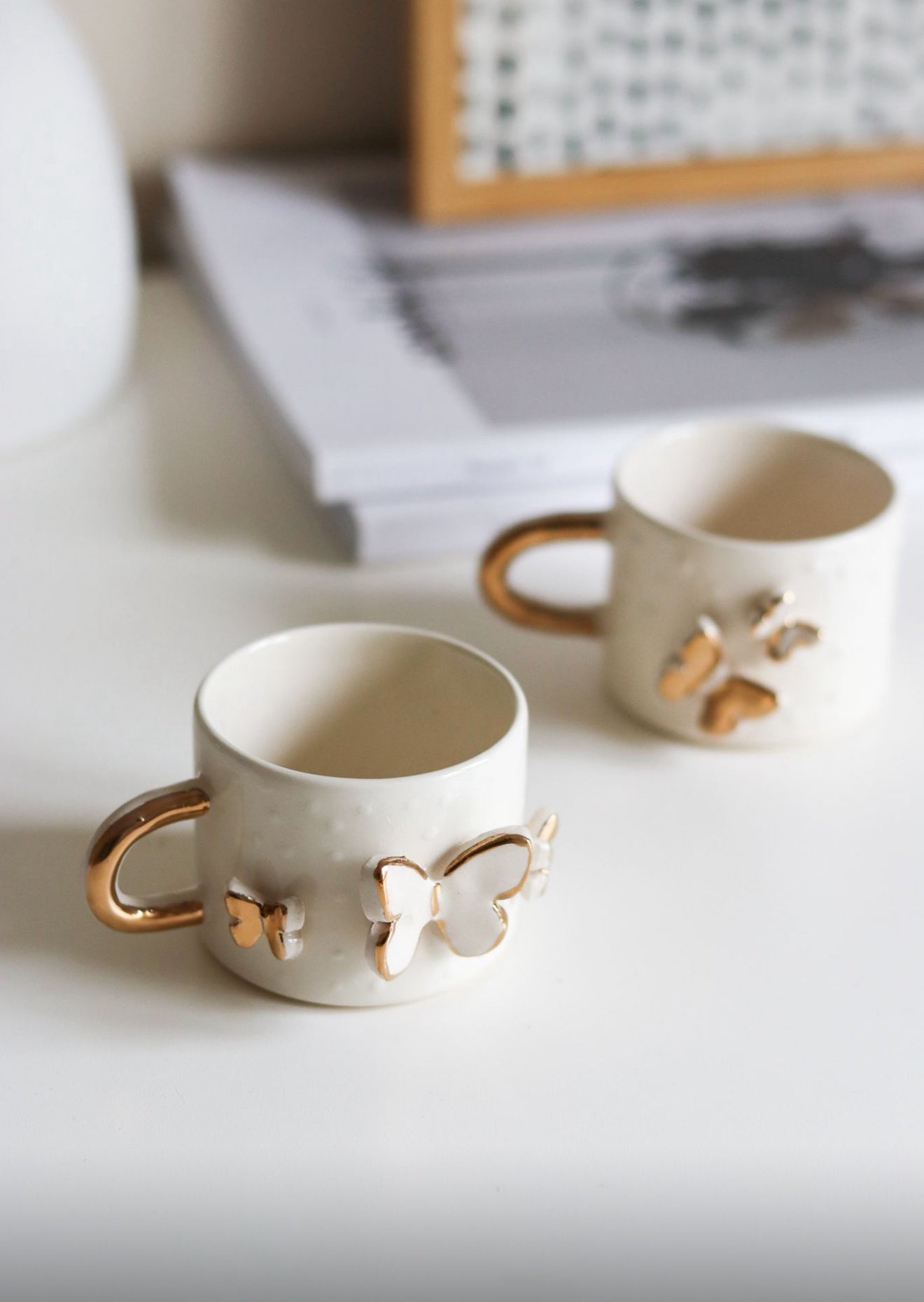 3d butterfly mug