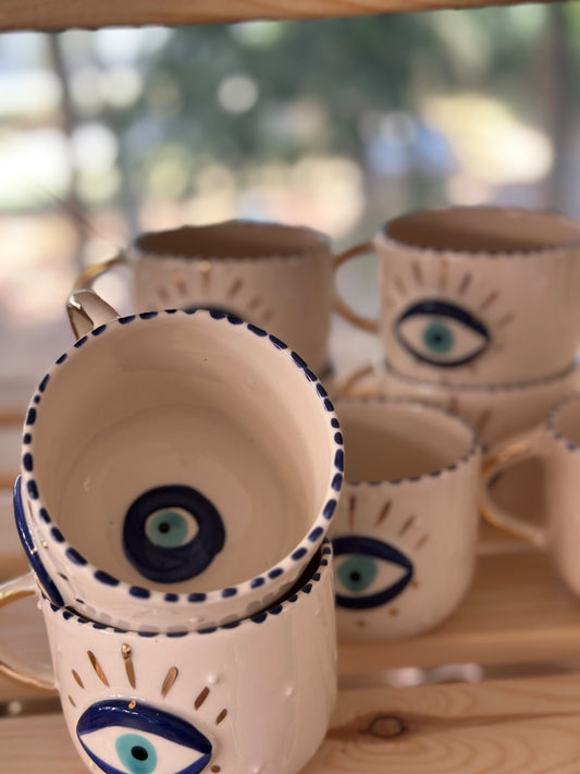 Evil Eye With Lashes Mug