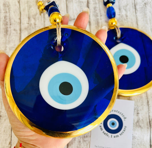Gold framed Evil Eye Large