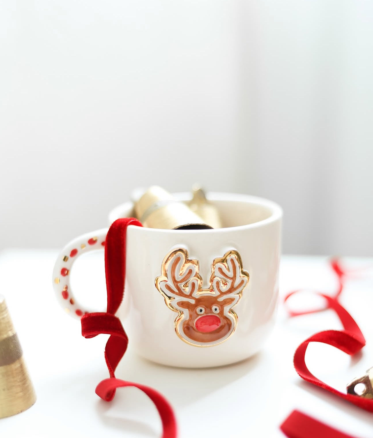 Reindeer Christmas Mug