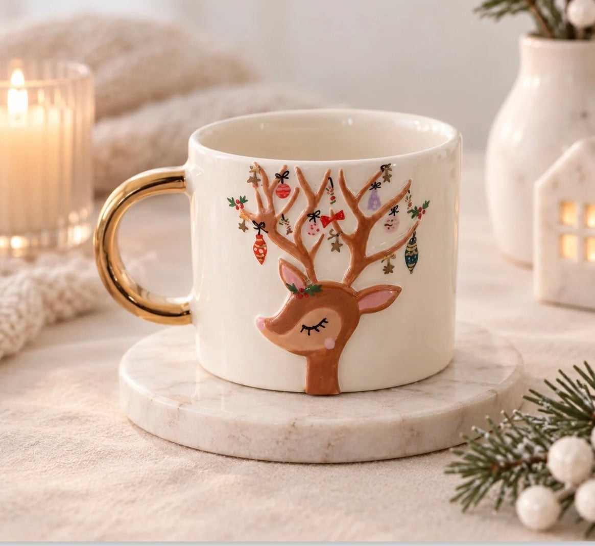 Christmas Deer Mug