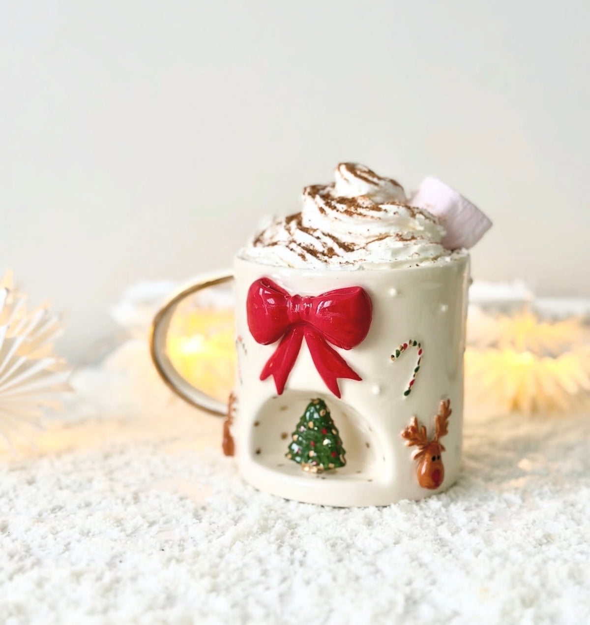 Christmas Tree with Bow mug