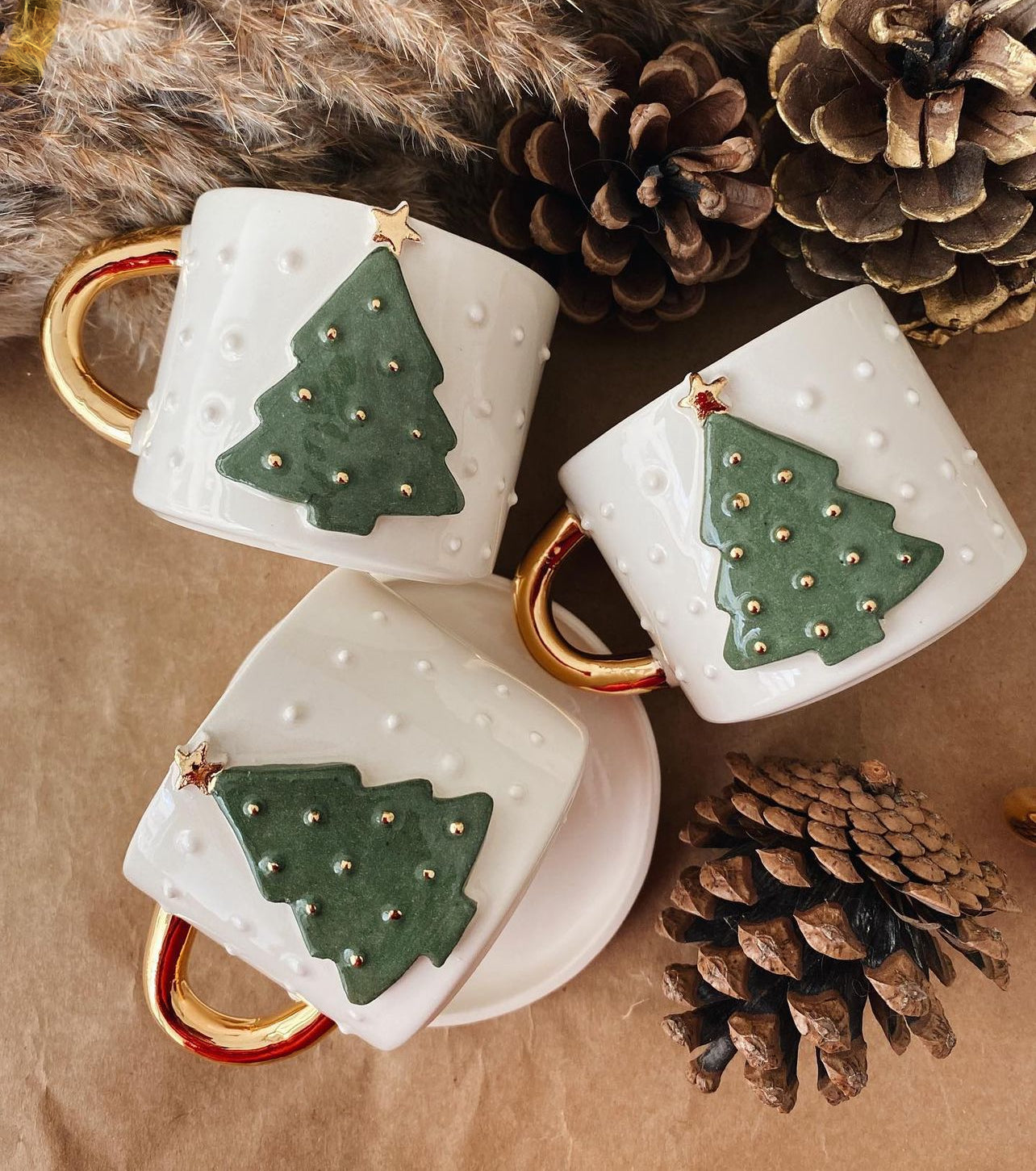 Christmas tree mug