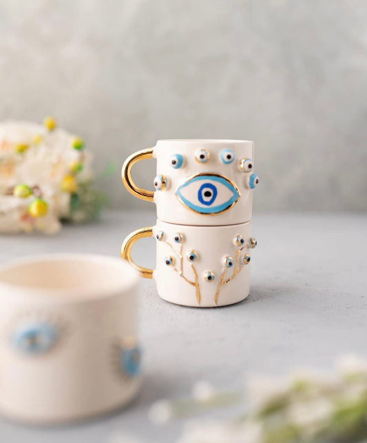 Big evil eye mug