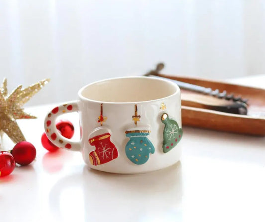 Christmas socks mug