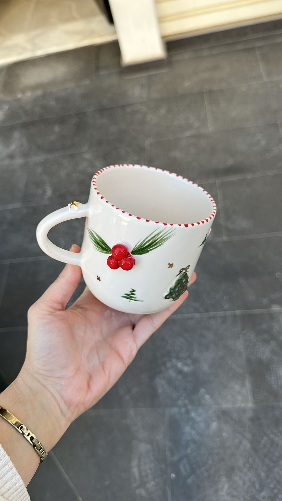 Christmas Tree Decorated Mug