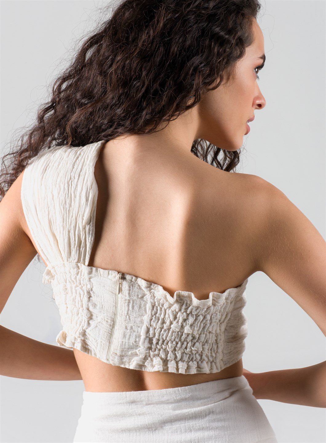 One Shoulder Bustier